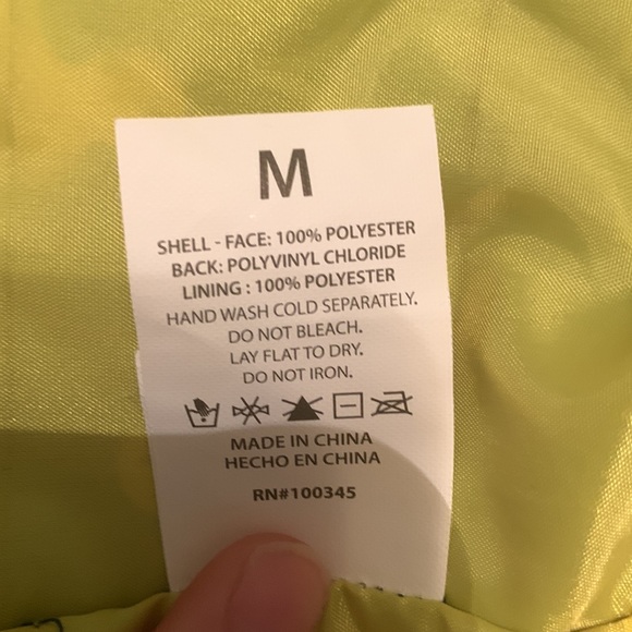 Medium Rubber Ducky Rain Coat - Picture 4 of 4